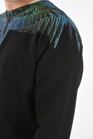Crew Neck WINGS Printed Sweatshirt