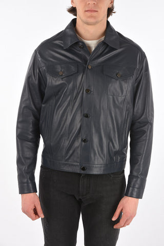 Leather Saharan jacket