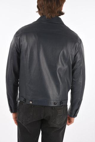 Leather Saharan jacket