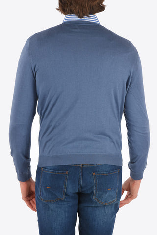 Crew Neck Silk and Cashmere Sweater