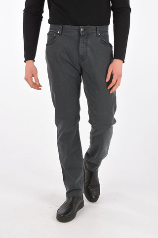 ID LUXURY DENIM Mid Waist 5 Pocket Pants