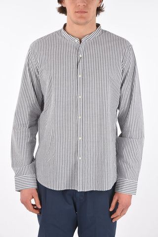 Camicia SLIM FIT in Cotone Stretch con Motivo Awning