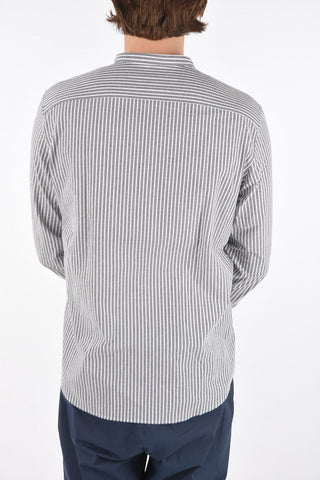 Camicia SLIM FIT in Cotone Stretch con Motivo Awning
