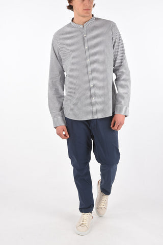 Camicia SLIM FIT in Cotone Stretch con Motivo Awning