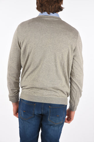 Crew Neck Silk and Cashmere Sweater