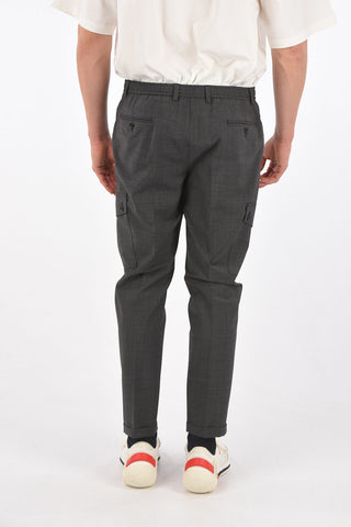 Hopsack Wool Blend Cargo Pants
