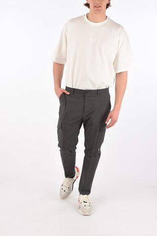 Hopsack Wool Blend Cargo Pants