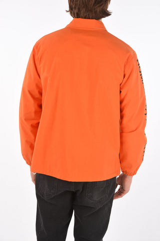 MAN Printed reversible HELVETICA Nylon overshirt