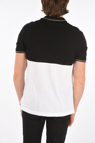 Two Tone Polo with Breast-pocket