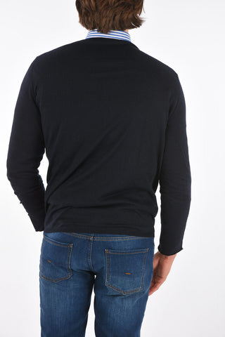 Crew Neck Silk and Cashmere Sweater