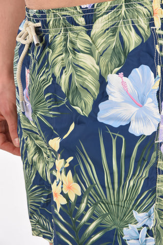 floral printed swim shorts