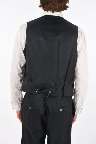 Abito 3 Pezzi con Gilet CEREMONY LEADER in Lana e Seta