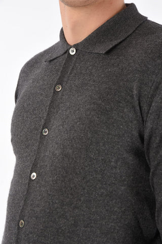 CC COLLECTION Polo Neck Cashmere Blend Cardigan