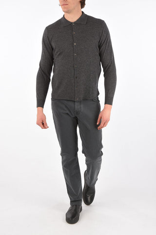 CC COLLECTION Polo Neck Cashmere Blend Cardigan