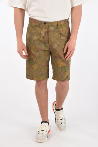 TIGER Printed Cotton Shorts