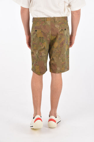 TIGER Printed Cotton Shorts