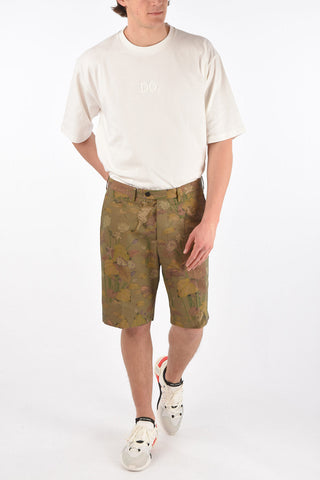 TIGER Printed Cotton Shorts