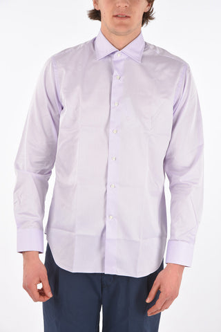 Standard Collar Popeline Cotton Shirt