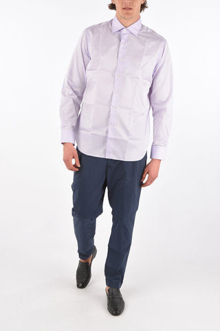Standard Collar Popeline Cotton Shirt