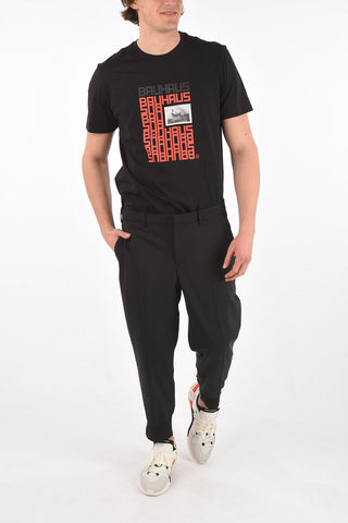 slim fit belt loops trousers