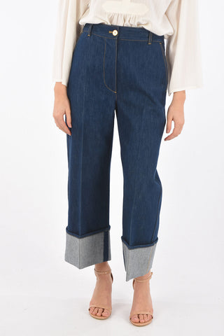 Wide leg Jeans ICONIC with cuffed ankles