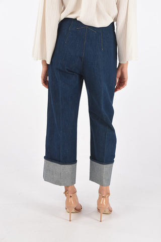Wide leg Jeans ICONIC with cuffed ankles