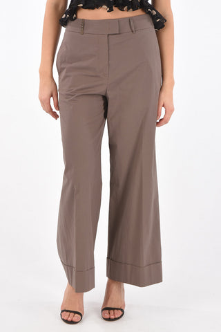 Pantaloni Flare a Vita alta