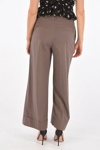 Pantaloni Flare a Vita alta