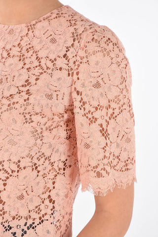 Short-sleeved Lace Top
