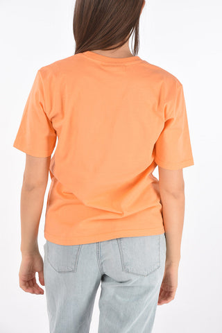 Crewneck T-shirt with EYELIKE patch
