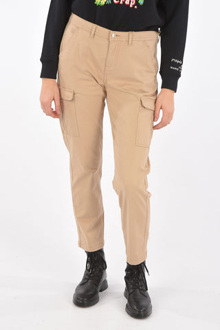 Stretchy cotton pants CARGO CHINO