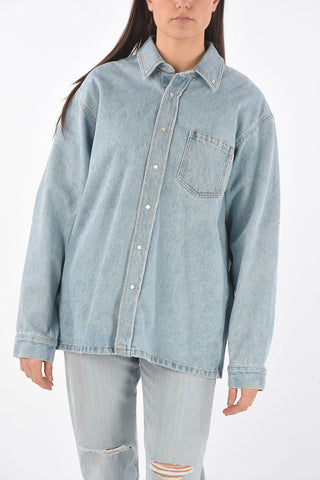 Denim Overshirt YALTA with Back Print
