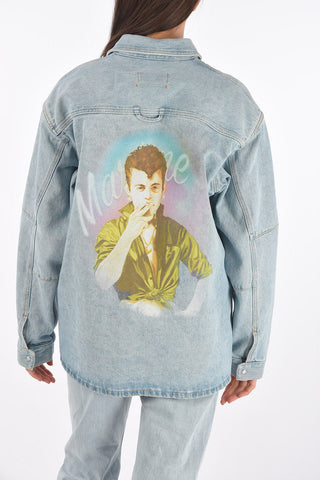 Denim Overshirt YALTA with Back Print