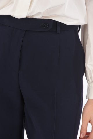 Pantaloni Boot-cut a una pince