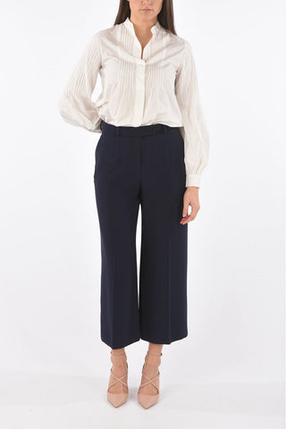 Pantaloni Boot-cut a una pince