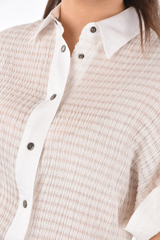 Stretchy short sleeve shirt