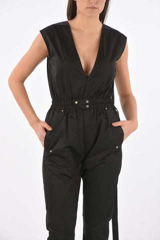 DRKSHDW Elastic Waistband Satin Jumpsuit