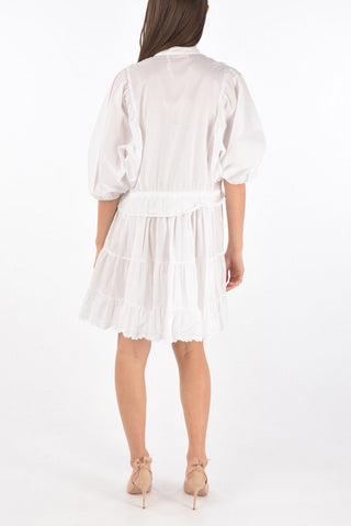 SEE BY Cotton Shirt Dress with Drawstring