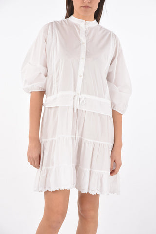 SEE BY Cotton Shirt Dress with Drawstring