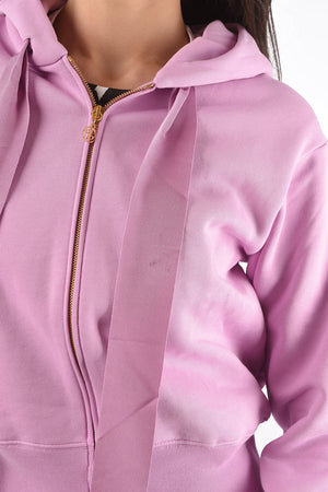 Hooded Sweatshirt with Logo Print
