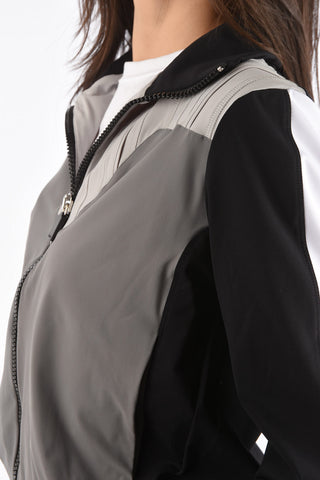 side pockets stretch sweatshirt