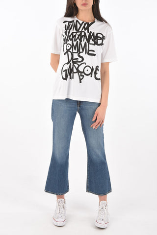 JUNYA WATANABE Crewneck T-shirt with Logo Print