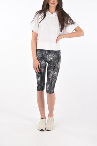STELLA MCCARTNEY patterned run 3/4 tight leggings