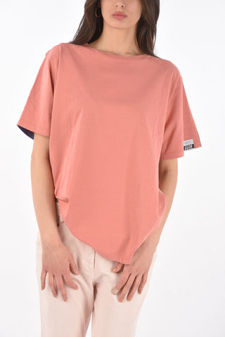 Crew-neck ARIA BOYFRIEND t-shirt with print on the back