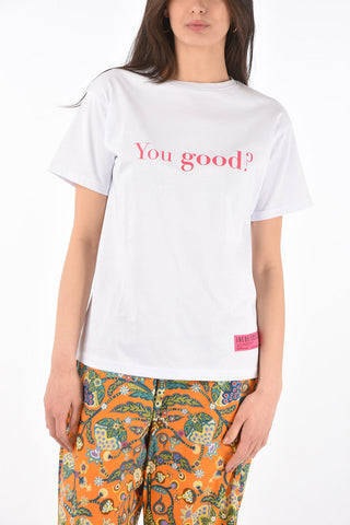 Crew Neck YOU GOOD? Printed T-Shirt