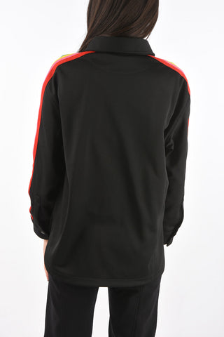 side band MIAMI track shirt with snap buttons