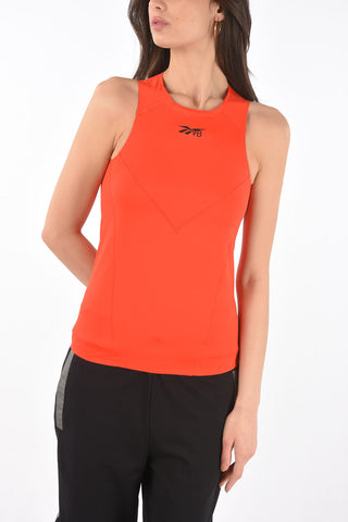 VICTORIA BECKHAM active tank top with logo-print on the back