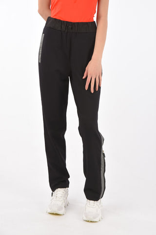 leggings lifestyle bi-colore con zip alla caviglia