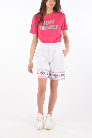 sweat LOGOMANIA maxi shorts with side pockets