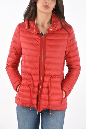 Hooded Down Jacket RAIE with Waist Drawtring